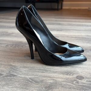 Bottega Veneta Patent Black Heel Size 36